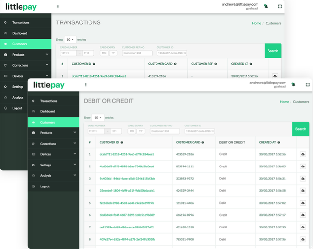 Littlepay Records Screenshots