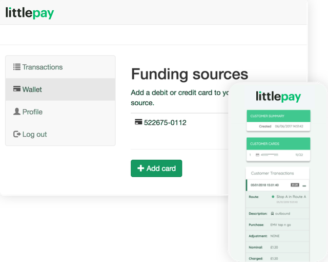 Littlepay Traveller Screenshots